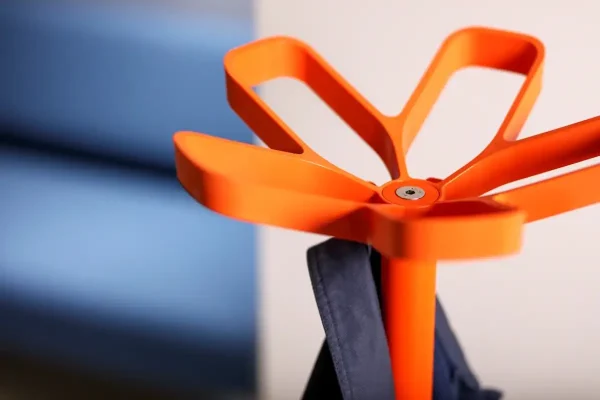 Porte-manteaux-Flower_rouge-orange