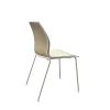 Chaise-design-Kalea-Bicolore-Creme-Tourterelle