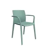 Chaise-design-Klia-avec-accoudoirs-Turquoise