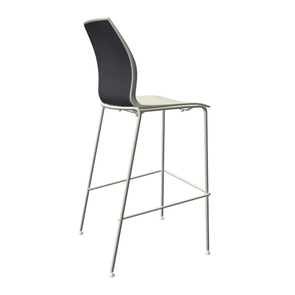Tabouret-design-Kalea-bicolore-Gris