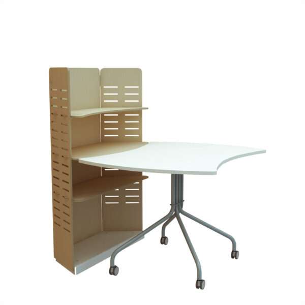 Etagère Mimosa et Ginkgo design by GENIUS MUNDI Bouleau Blanc