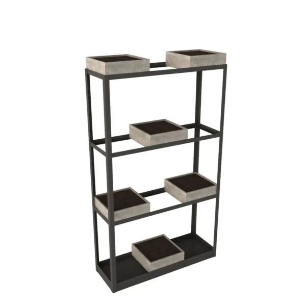 Etagère Tilia design by GENIUS MUNDI Noir structure