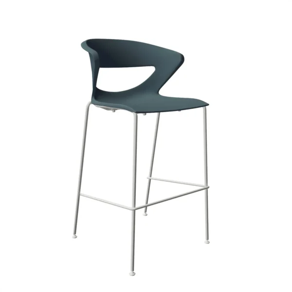 Tabouret design Kicca - Bleu Océan New 2025