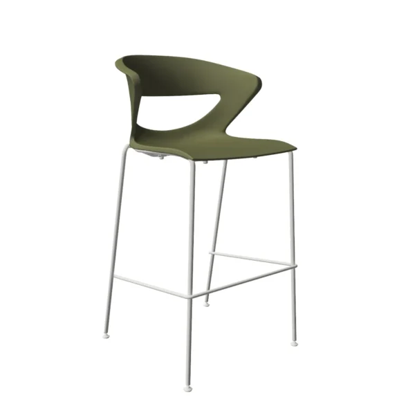 Tabouret design Kicca - Vert olive New 2025